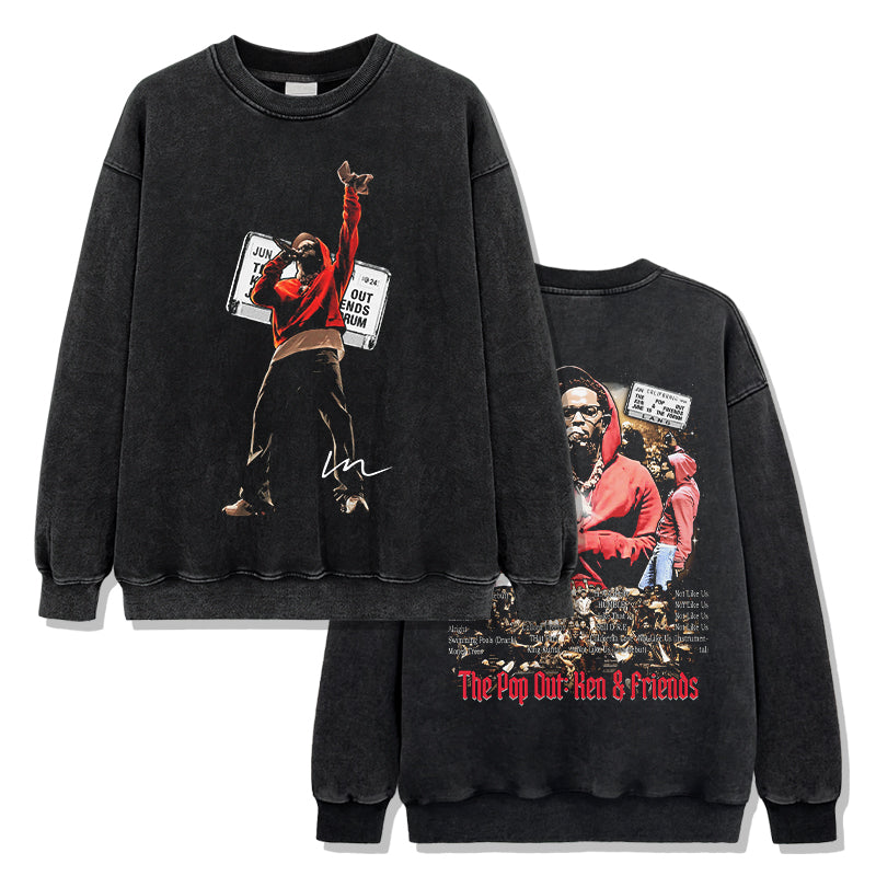 The Pop Out Ken & Friends By Kendrick Lamar Sweatshirt T-Shirts, Hoodie | CoreVibeTees.com (Image 2)