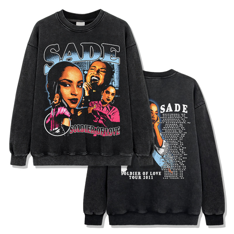 Soldier of Love By Sade Sweatshirt T-Shirts, Hoodie | CoreVibeTees.com (Image 2)