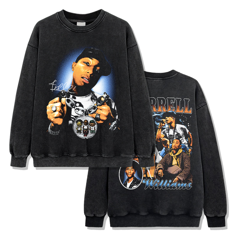 Pharrell Williams Signature Sweatshirt T-Shirts, Hoodie | CoreVibeTees.com (Image 2)