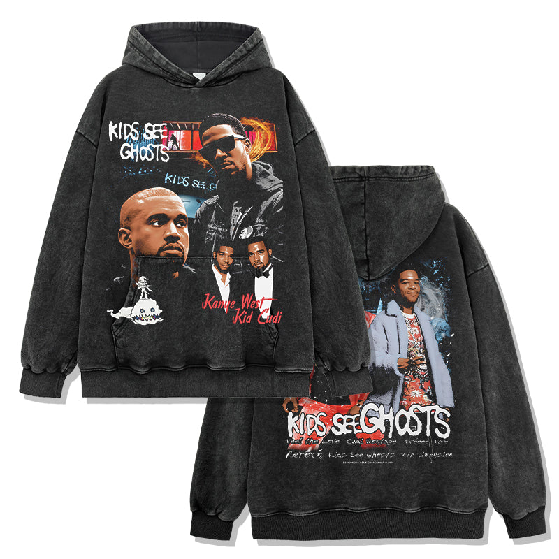 Kids See Ghosts Hoodie T-Shirts, Sweatshirt | CoreVibeTees.com (Image 2)