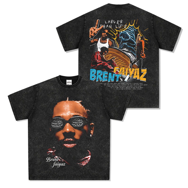Larger than Life By Brent Faiyaz TEE Hoodie, Sweatshirt | CoreVibeTees.com (Image 1)