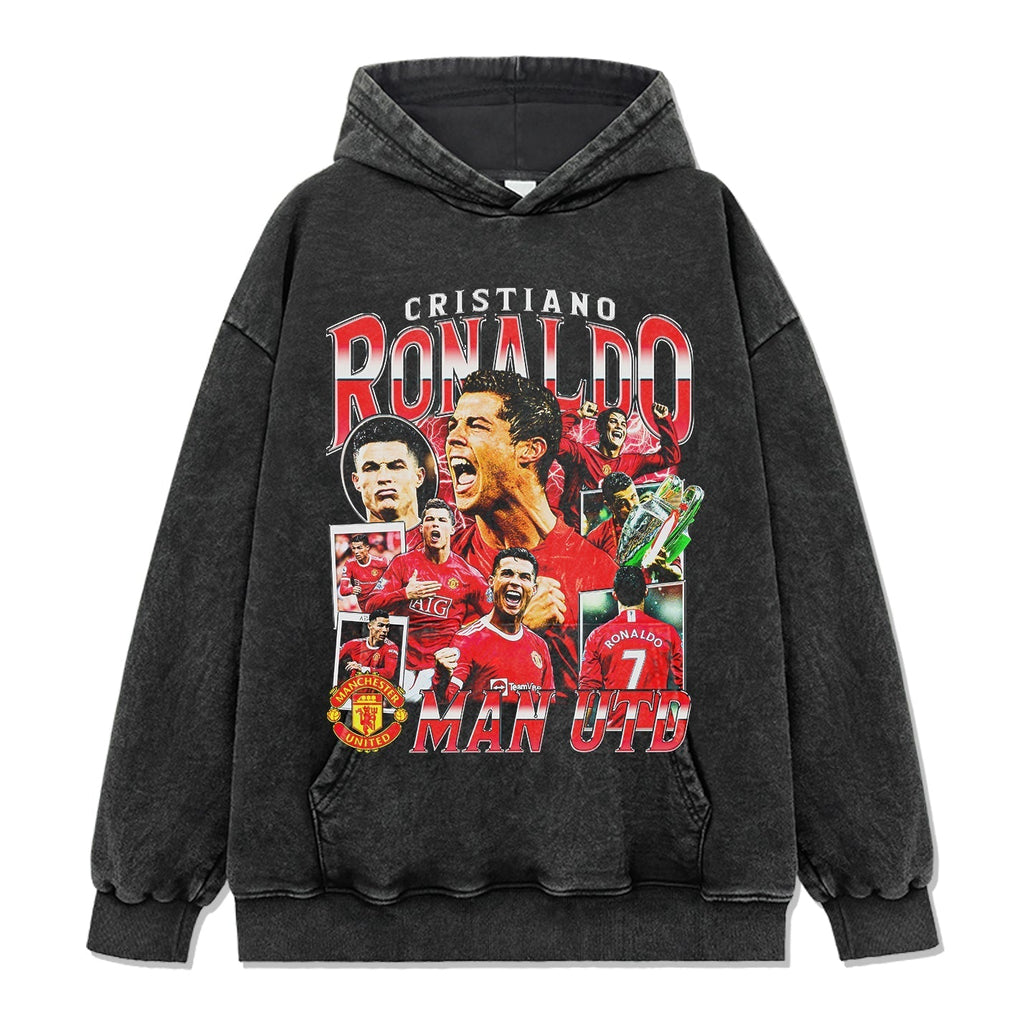 Cristiano Ronaldo Manchester United Hoodie T-Shirts, Sweatshirt | CoreVibeTees.com (Image 2)