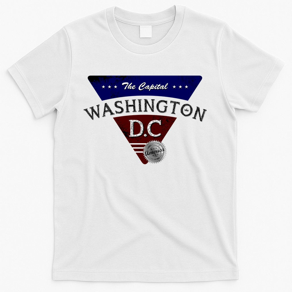 Washington D.C Land of the Free Logo T-Shirt Hoodie, Sweatshirt | CoreVibeTees.com