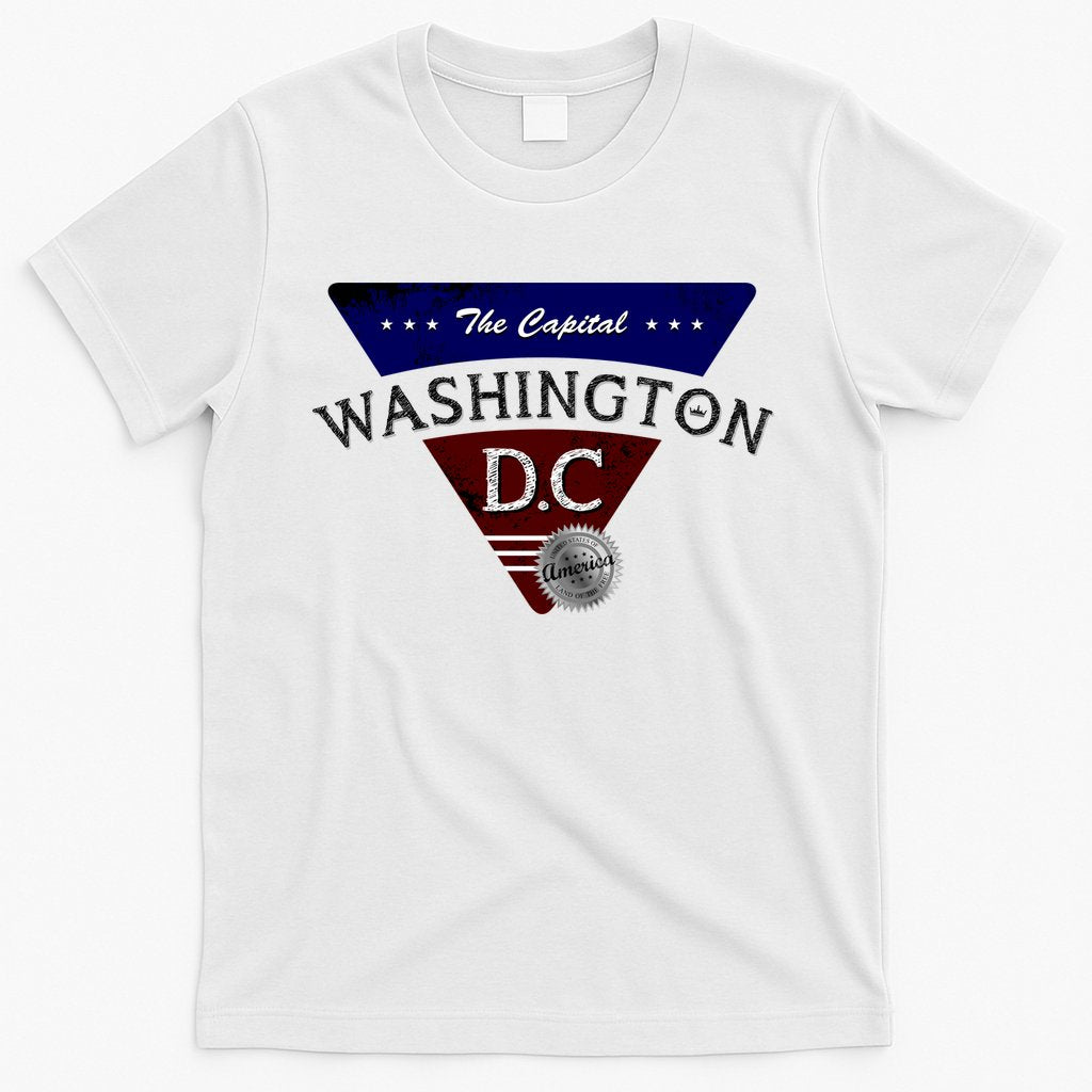 Washington D.C Land of the Free Logo T-Shirt Hoodie, Sweatshirt | CoreVibeTees.com