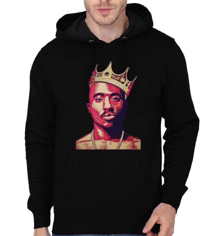 Tupac Black Hoodie T-Shirts, Sweatshirt | CoreVibeTees.com