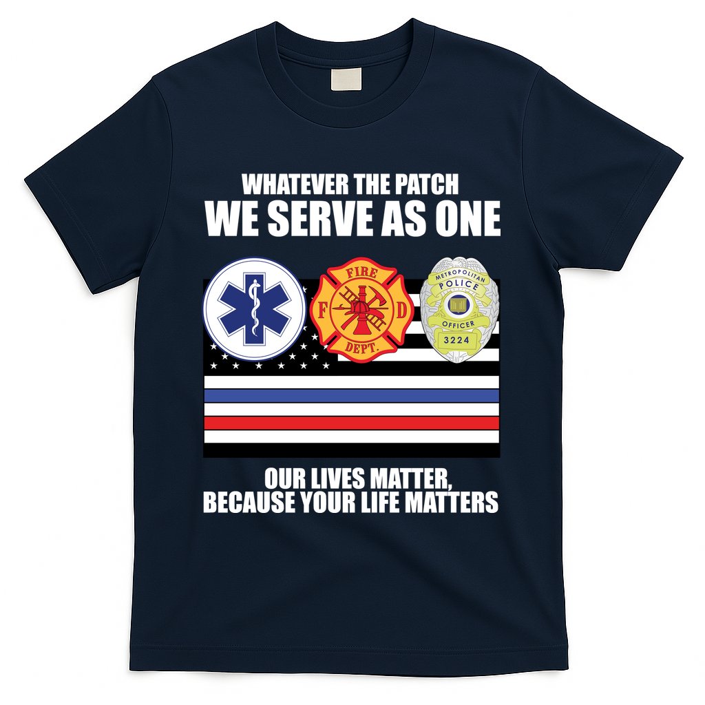 We Serve As One Our Lives Matter T-Shirt Hoodie, Sweatshirt | CoreVibeTees.com