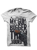 My Gun Is Much Biggers Than Yours T-Shirt Hoodie, Sweatshirt | CoreVibeTees.com