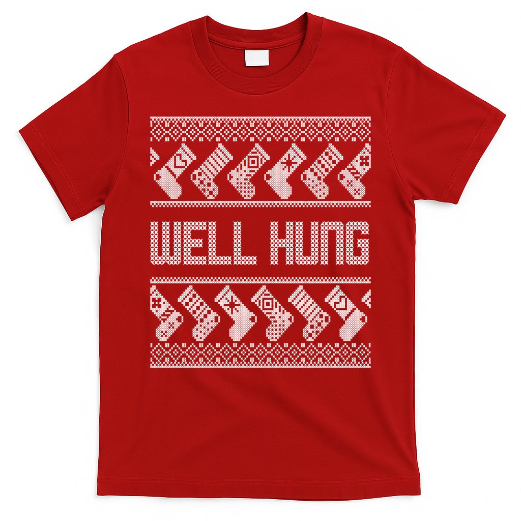 Well Hung Ugly Christmas T-Shirt Hoodie, Sweatshirt | CoreVibeTees.com