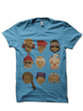 Wes Anderson Light Blue T-Shirt Hoodie, Sweatshirt | CoreVibeTees.com