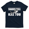 What Doesn't Kill You Stronger Except Sharks T-Shirt Hoodie, Sweatshirt | CoreVibeTees.com