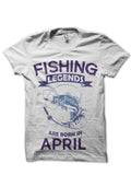 Fishing Legends Are Born In April T-Shirt Hoodie, Sweatshirt | CoreVibeTees.com