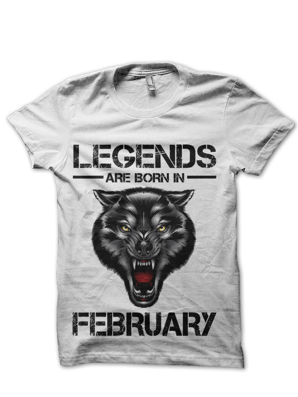 Legends Are Born In February T-Shirt Style003 Hoodie, Sweatshirt | CoreVibeTees.com