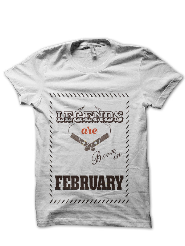 Legends Are Born In February T-Shirt Style001 Hoodie, Sweatshirt | CoreVibeTees.com