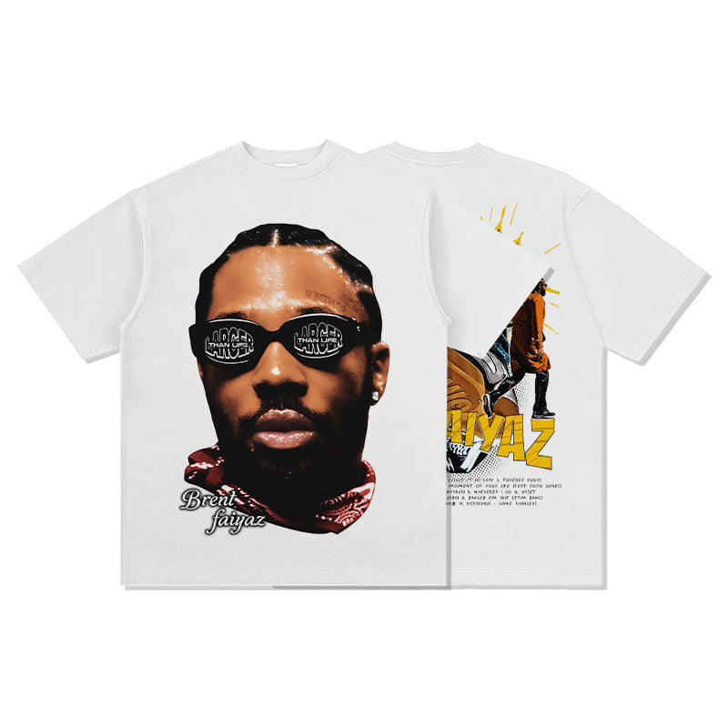 Larger than Life By Brent Faiyaz TEE Hoodie, Sweatshirt | CoreVibeTees.com (Image 2)
