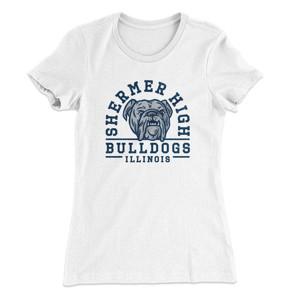 Shermer High Bulldogs Women's T-Shirt Hoodie, Sweatshirt | CoreVibeTees.com (Image 5)