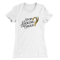 Stop Looking At Me Swan Women's T-Shirt Hoodie, Sweatshirt | CoreVibeTees.com (Image 1)