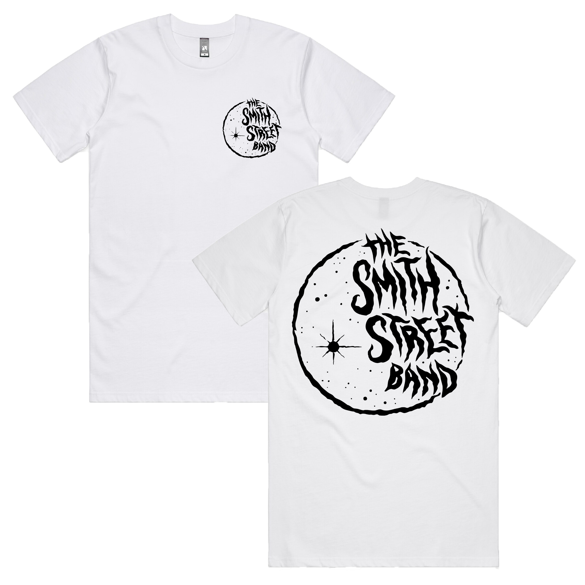 White Moon Tee (Black Print) Hoodie, Sweatshirt | CoreVibeTees.com