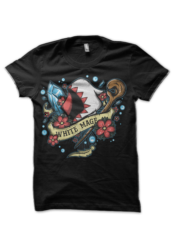 White Mage Black T-Shirt Hoodie, Sweatshirt | CoreVibeTees.com