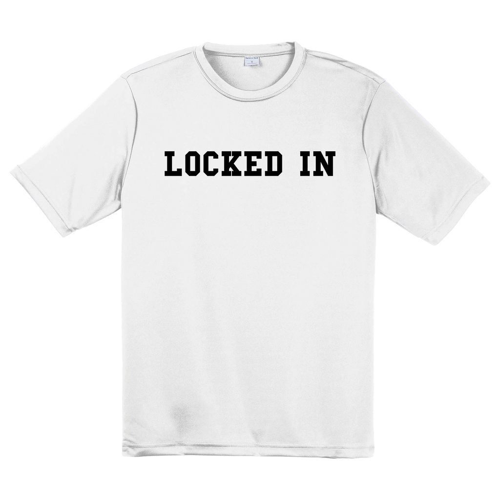 Davis Clarke - Locked In Performance T-Shirt (Black Print) Hoodie, Sweatshirt | CoreVibeTees.com