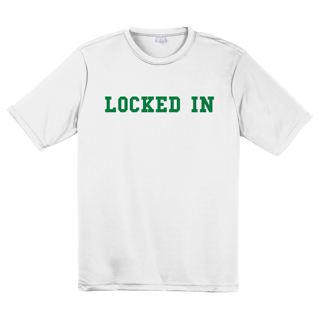 Davis Clarke - Locked In Performance T-Shirt (Green Print) Hoodie, Sweatshirt | CoreVibeTees.com (Image 2)