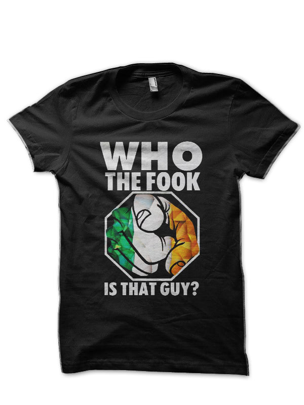 Who The Fook Is That Guy Black T-Shirt Hoodie, Sweatshirt | CoreVibeTees.com