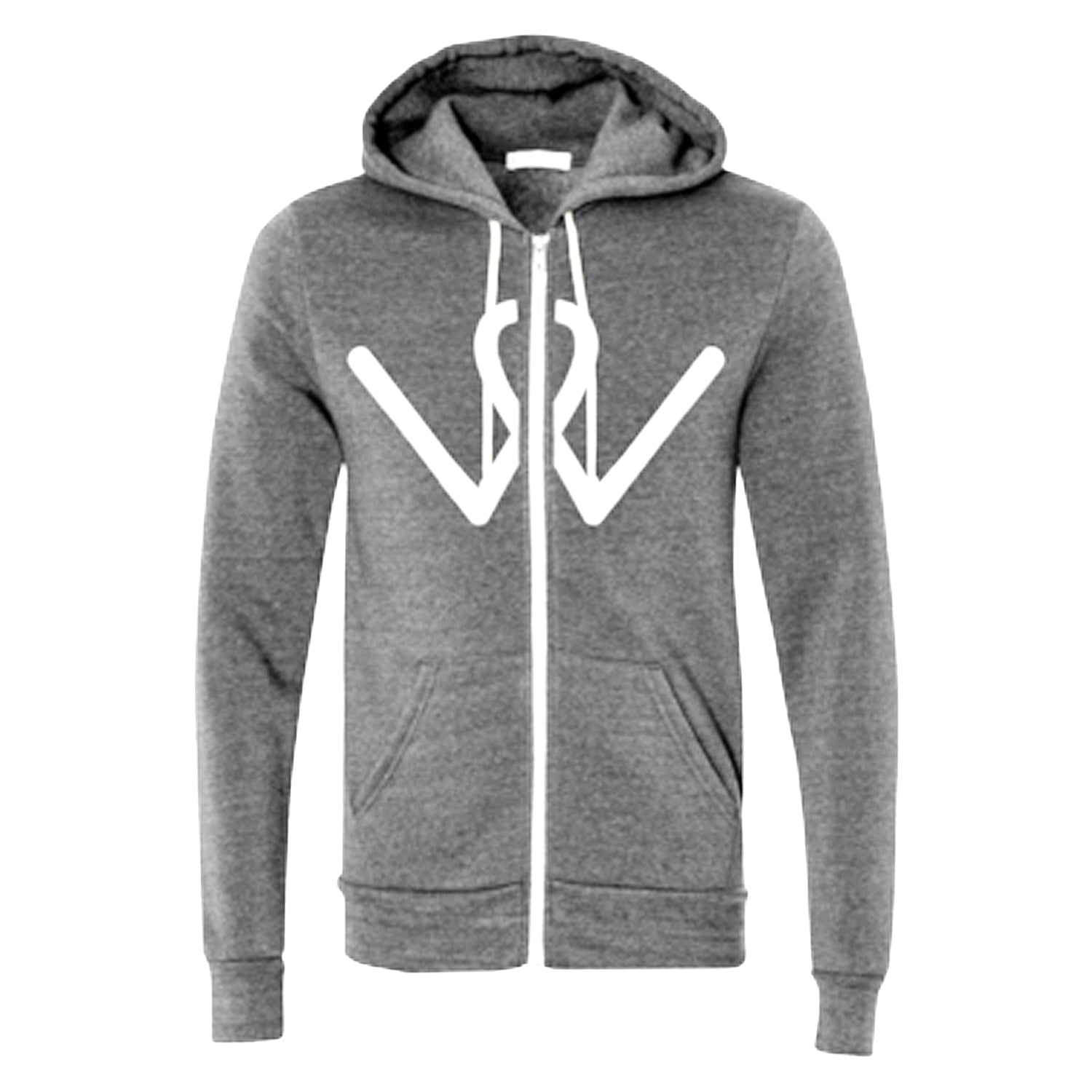 W Hoodie (Charcoal) T-Shirts, Sweatshirt | CoreVibeTees.com (Image 1)