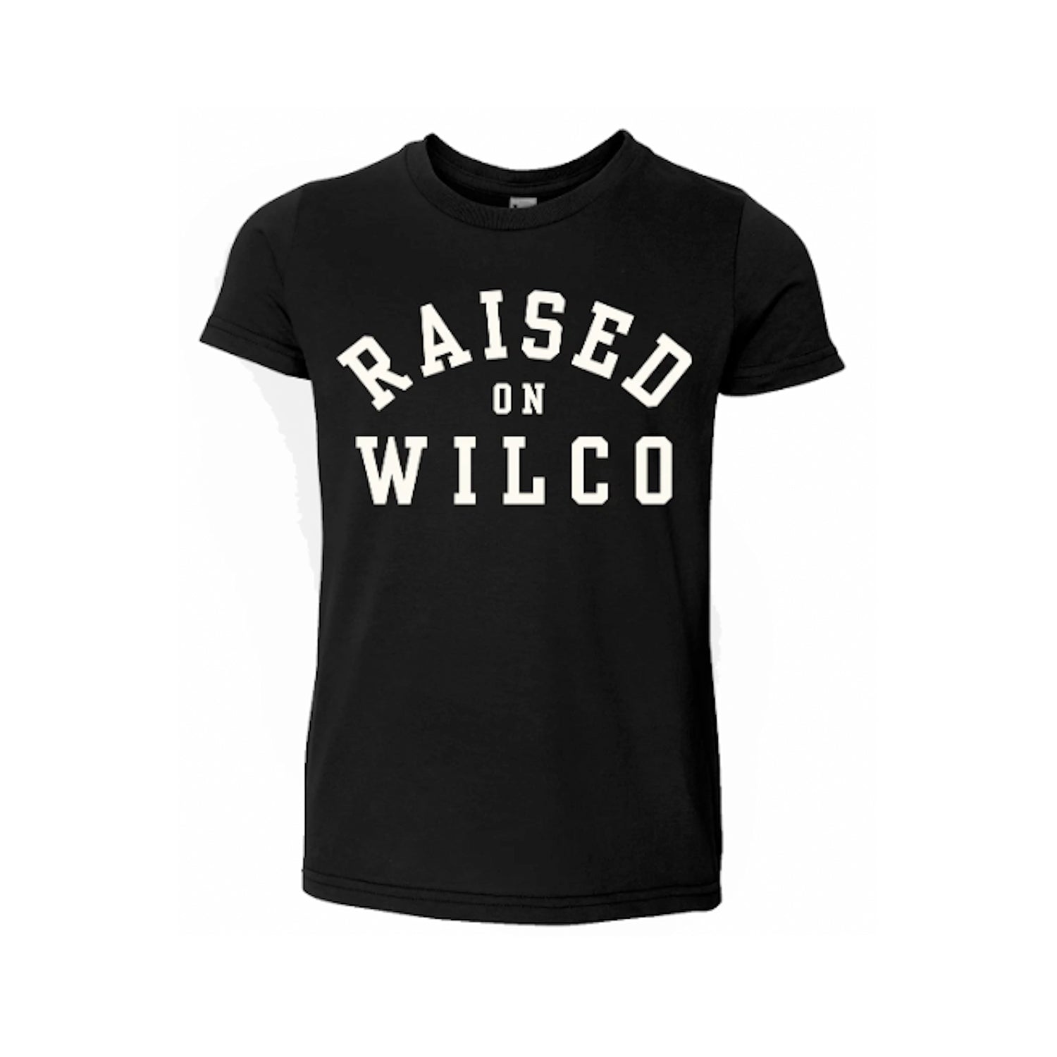 Kids Raised On Wilco T-Shirt (Black) Hoodie, Sweatshirt | CoreVibeTees.com
