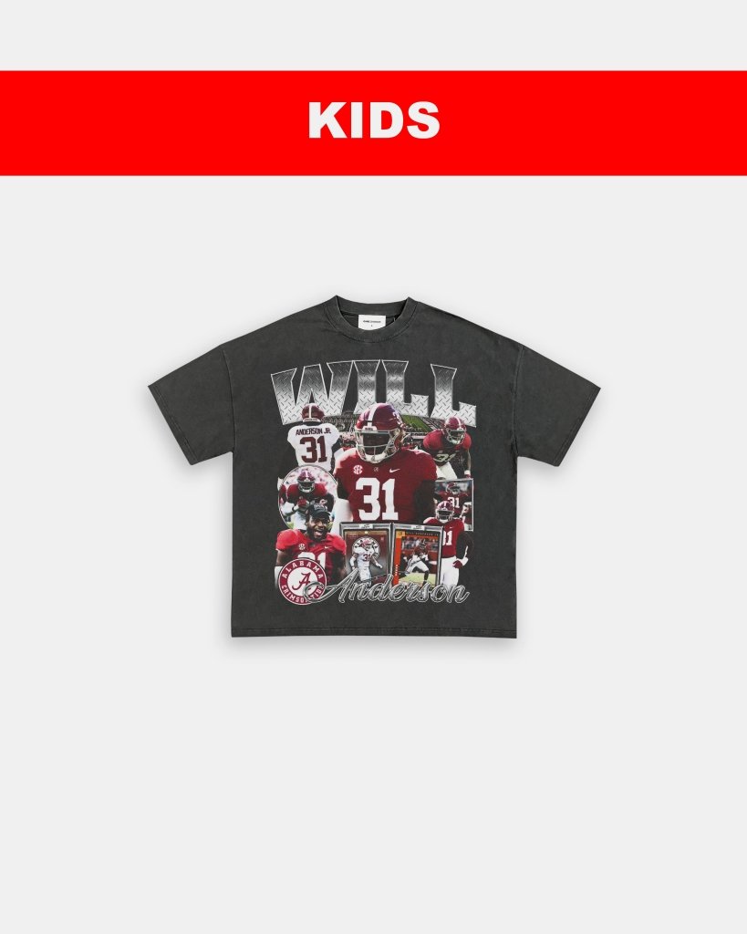 WILL ANDERSON JR - ALABAMA - KIDS TEE Hoodie, Sweatshirt | CoreVibeTees.com (Image 1)