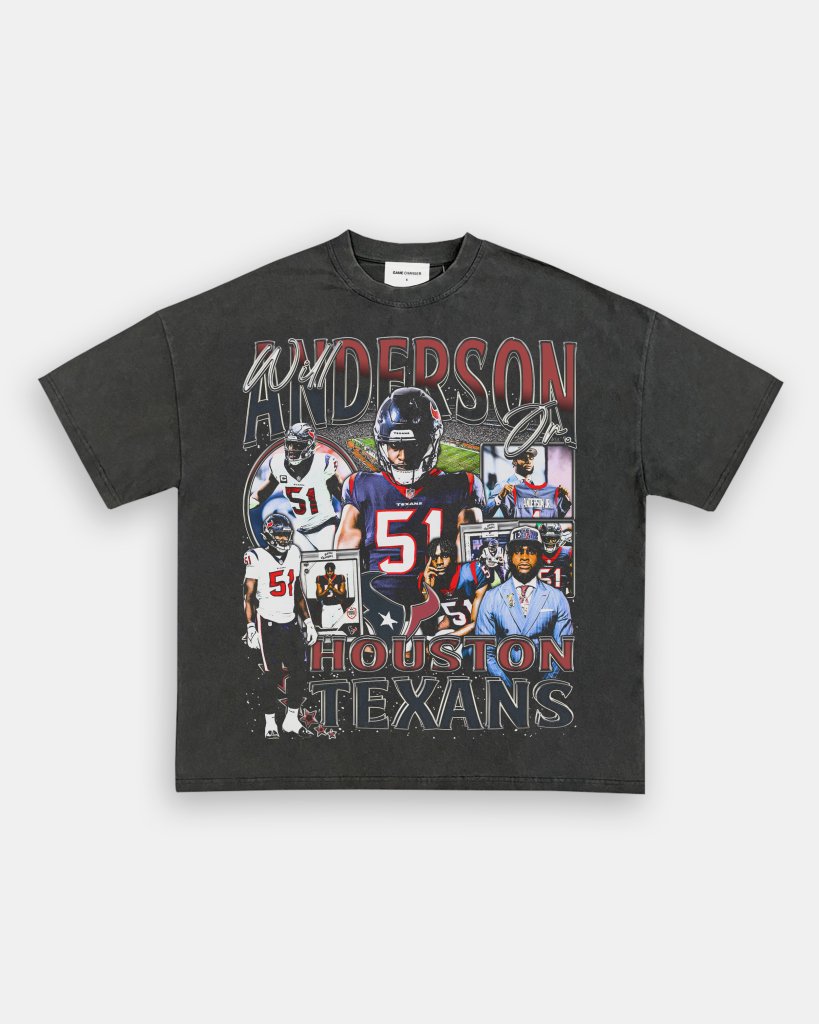WILL ANDERSON JR - TEXANS TEE Hoodie, Sweatshirt | CoreVibeTees.com (Image 1)