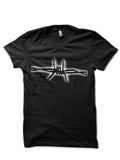 Barbed Wire Black T-Shirt Hoodie, Sweatshirt | CoreVibeTees.com