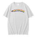 Wisconsin Text Progress Pride Flag 0 Tshirts Sweater