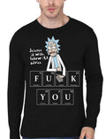 Follow Science Advice Full Sleeve Black T-Shirt Hoodie, Sweatshirt | CoreVibeTees.com