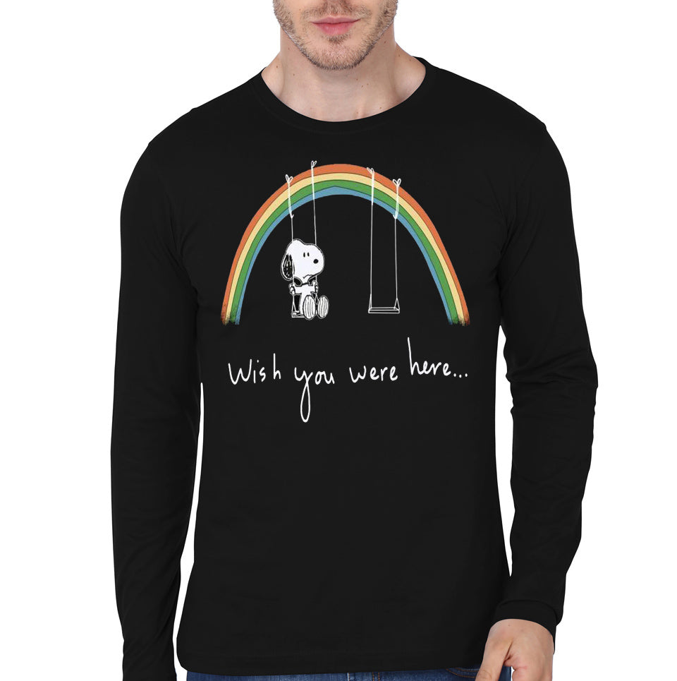 Wish You Were Here Black Full Sleeve T-Shirt Hoodie, Sweatshirt | CoreVibeTees.com