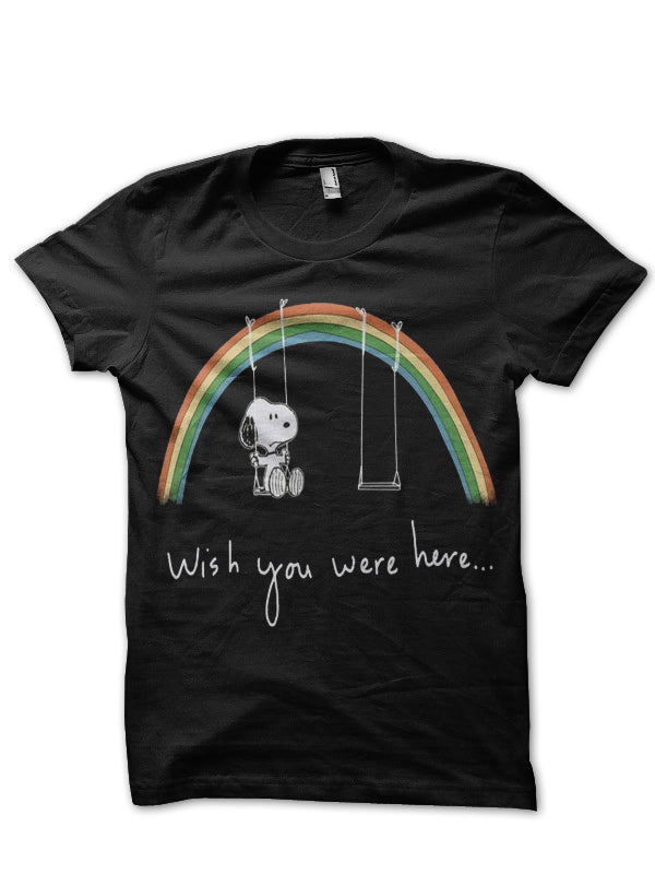 Wish You Were Here Black Half Sleeve T-Shirt Hoodie, Sweatshirt | CoreVibeTees.com