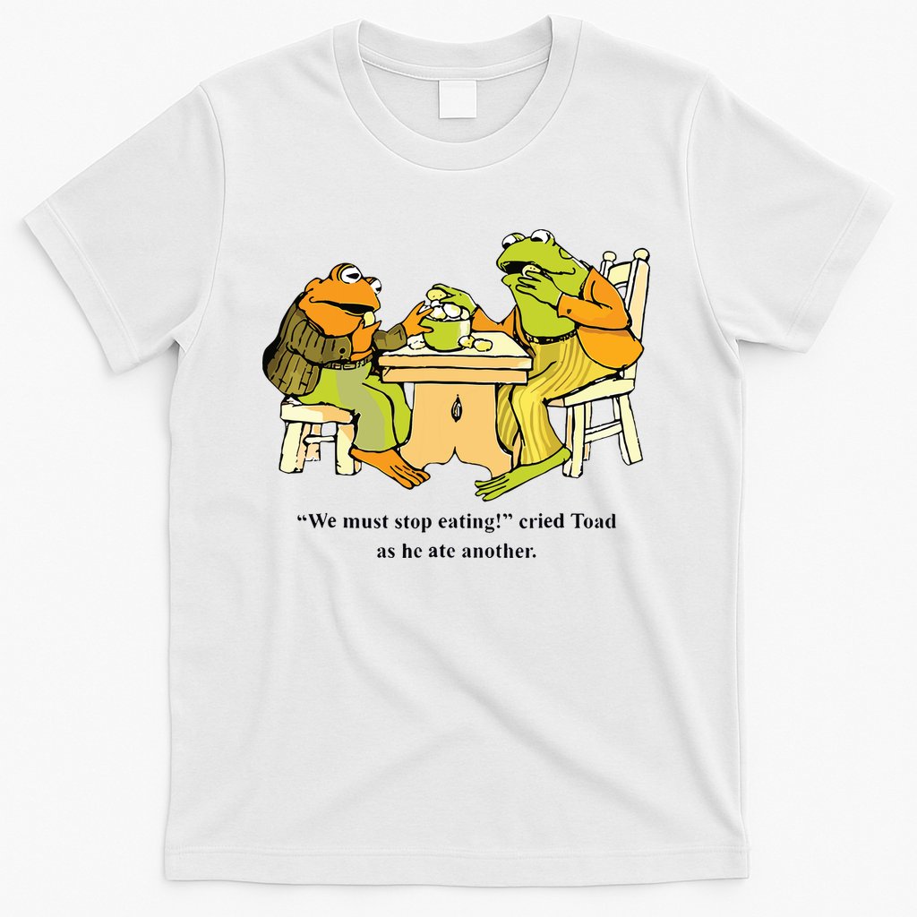 We Must Stop Eating Cried Toad As He Ate Another Frog Toad T-Shirt Hoodie, Sweatshirt | CoreVibeTees.com