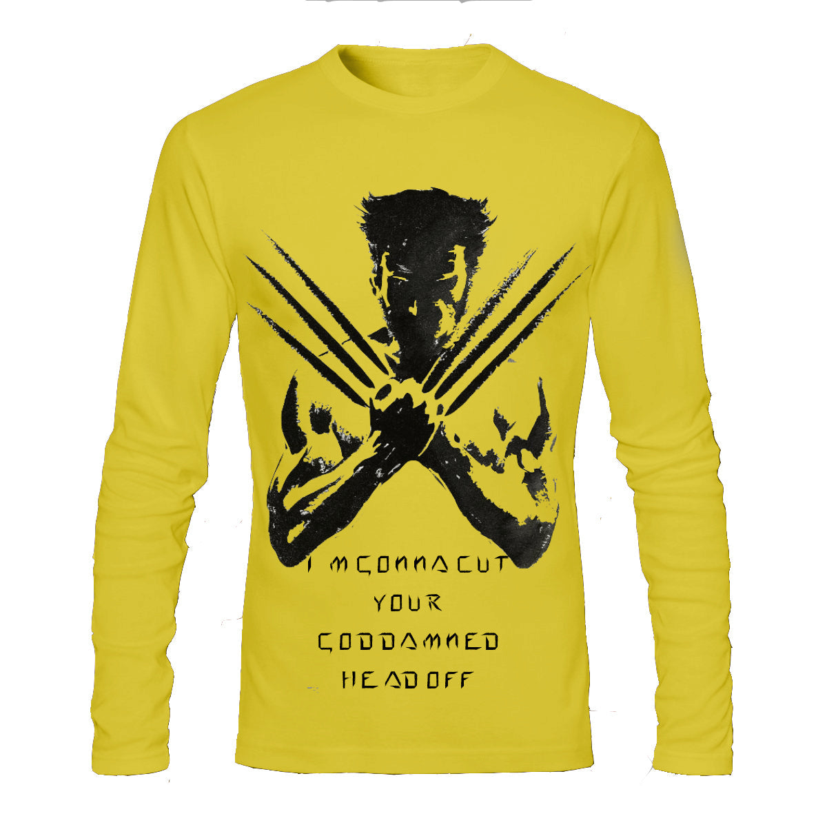 Wolverine Yellow Full Sleeve Tee Style001 Hoodie, Sweatshirt | CoreVibeTees.com