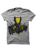 Wolverine Grey T-Shirt Hoodie, Sweatshirt | CoreVibeTees.com