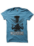 Wolverine Light Blue Tee Hoodie, Sweatshirt | CoreVibeTees.com