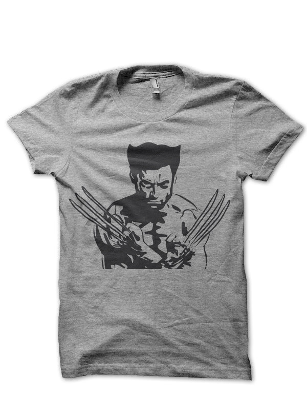 Wolverine Grey Tee Hoodie, Sweatshirt | CoreVibeTees.com