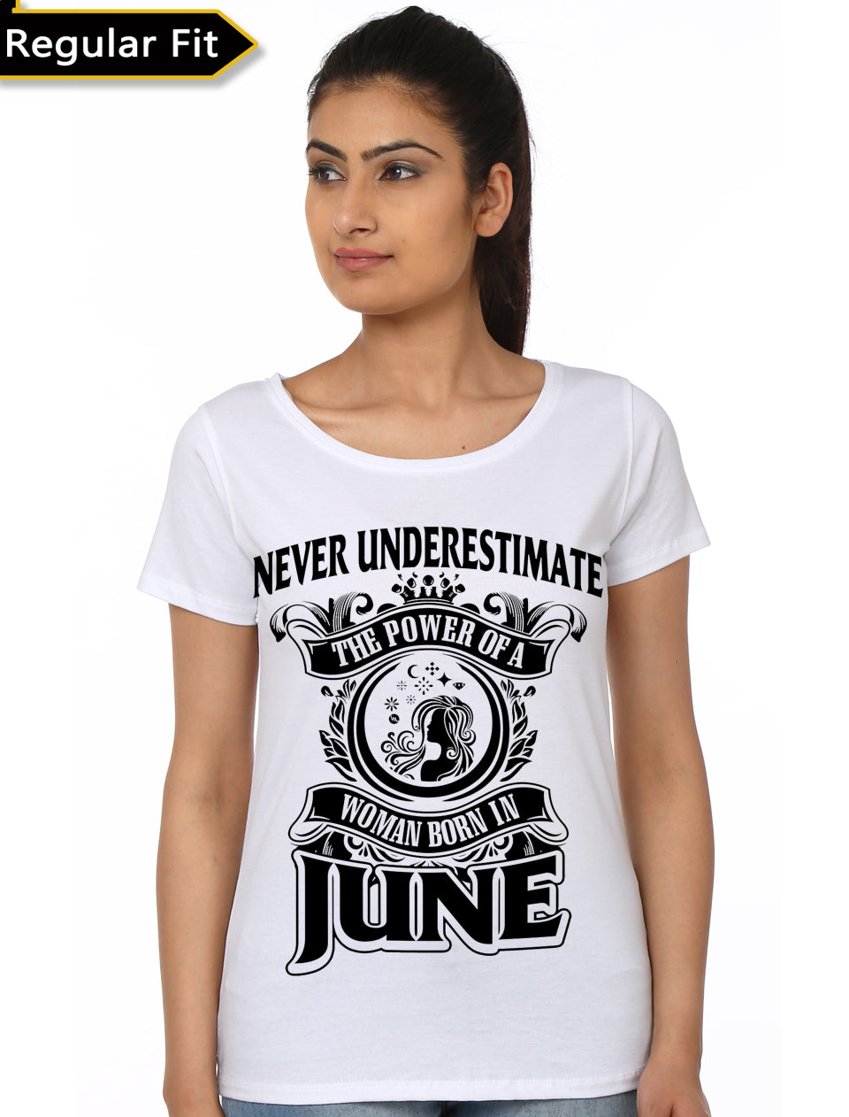 Never Underestimate The Power Of A Woman Born In June T-Shirt Hoodie, Sweatshirt | CoreVibeTees.com
