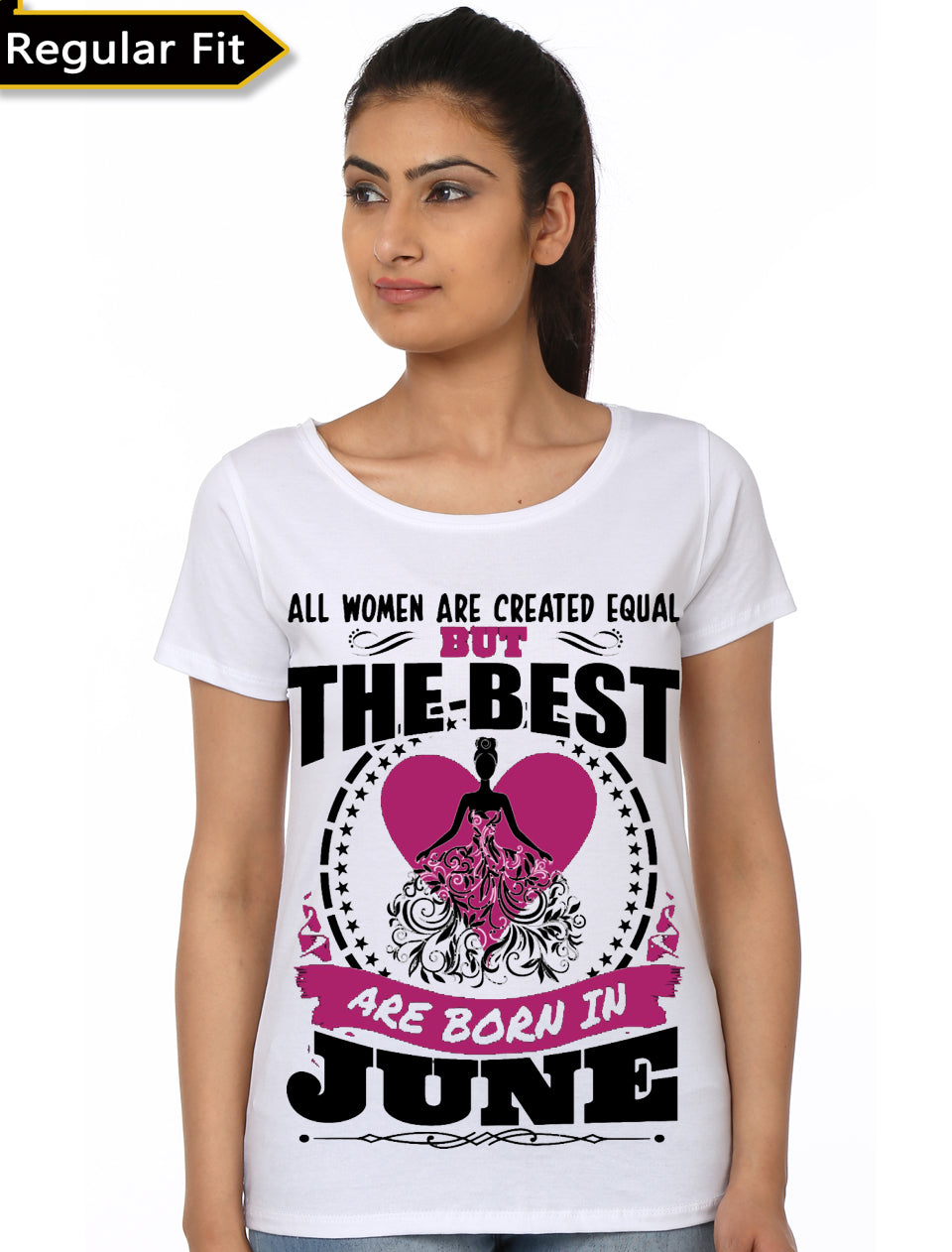 All Women Are Created Equal But The Best Are Born In June T-Shirt Hoodie, Sweatshirt | CoreVibeTees.com