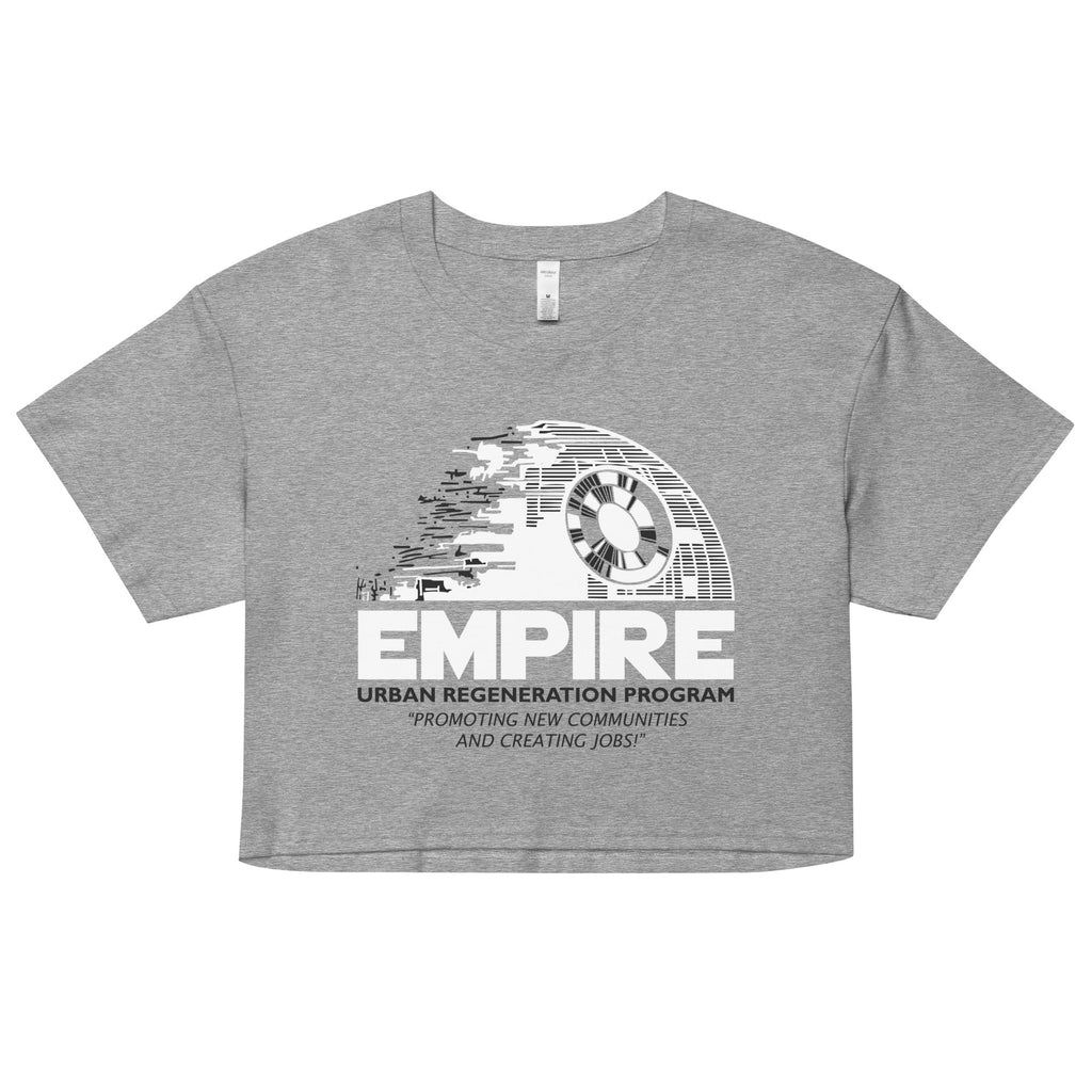 Empire Urban Regeneration Women's Crop Tee Hoodie, Sweatshirt | CoreVibeTees.com (Image 5)