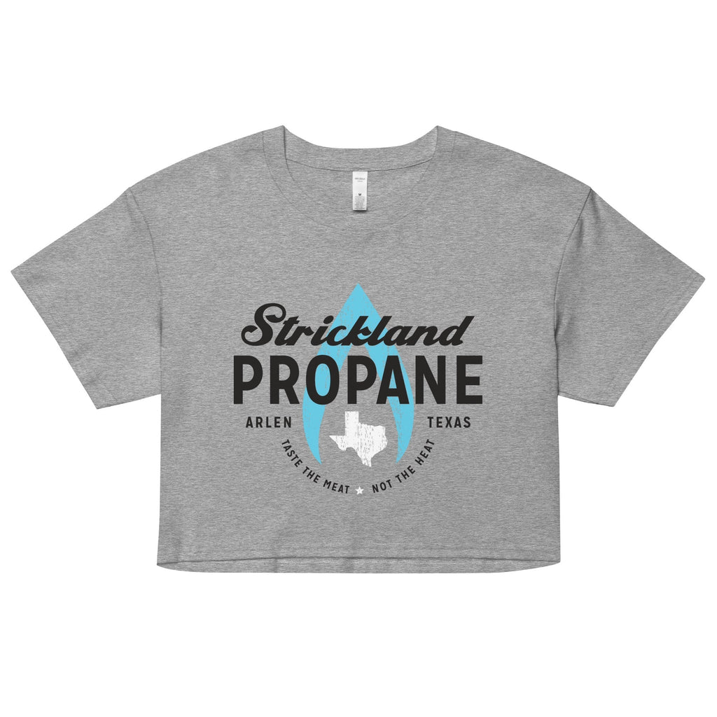 Strickland Propane Women's Crop Tee Hoodie, Sweatshirt | CoreVibeTees.com (Image 5)