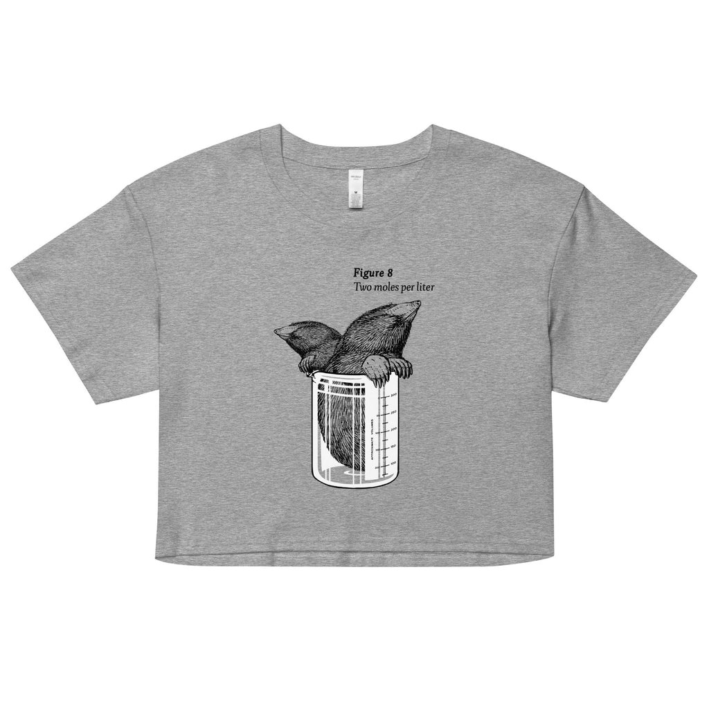 Two Moles Per Liter Women's Crop Tee Hoodie, Sweatshirt | CoreVibeTees.com (Image 4)