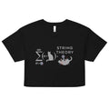 String Theory Women's Crop Tee Hoodie, Sweatshirt | CoreVibeTees.com