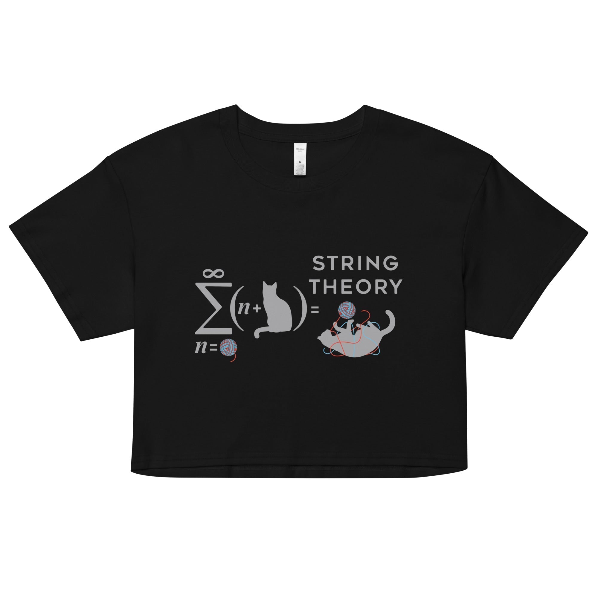 String Theory Women's Crop Tee Hoodie, Sweatshirt | CoreVibeTees.com