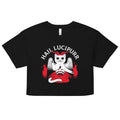 Hail Lucipurr Women's Crop Tee Hoodie, Sweatshirt | CoreVibeTees.com (Image 1)