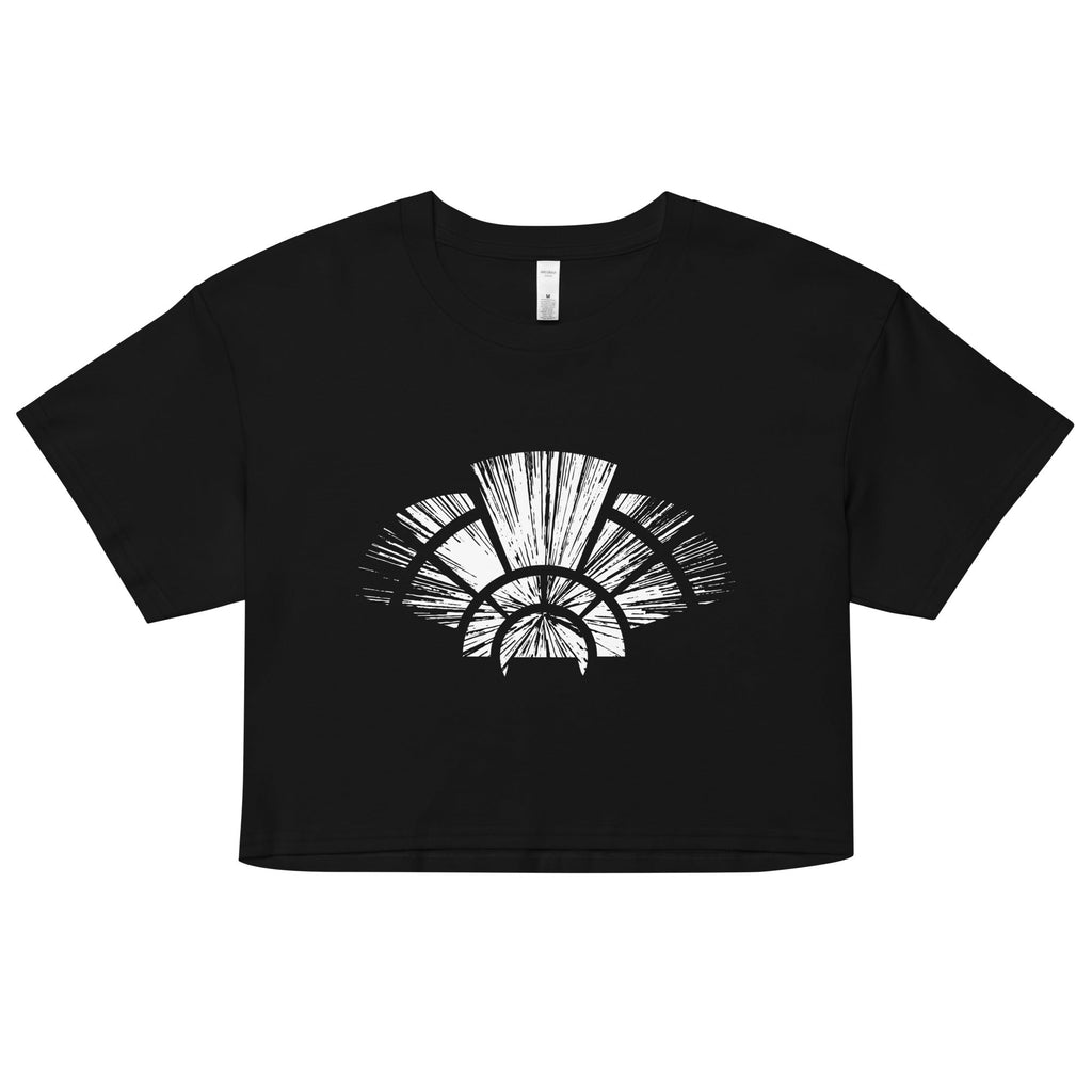 Hyperdrive Women's Crop Tee Hoodie, Sweatshirt | CoreVibeTees.com