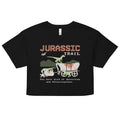 Jurassic Trail Women's Crop Tee Hoodie, Sweatshirt | CoreVibeTees.com