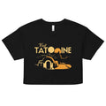 Visit Tatooine Women's Crop Tee Hoodie, Sweatshirt | CoreVibeTees.com
